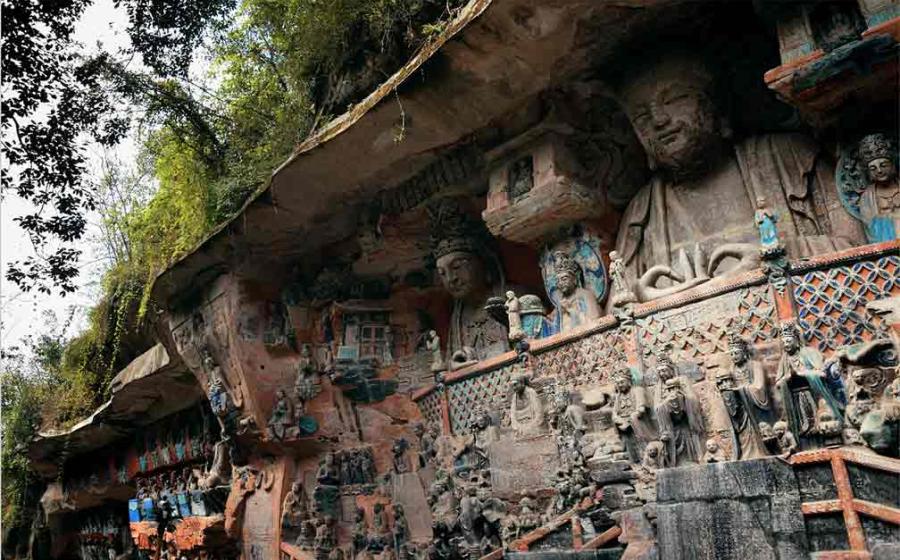 Dazu Rock Carvings in Chongqing, China . Source: rabbit75_fot/Adobe Stock