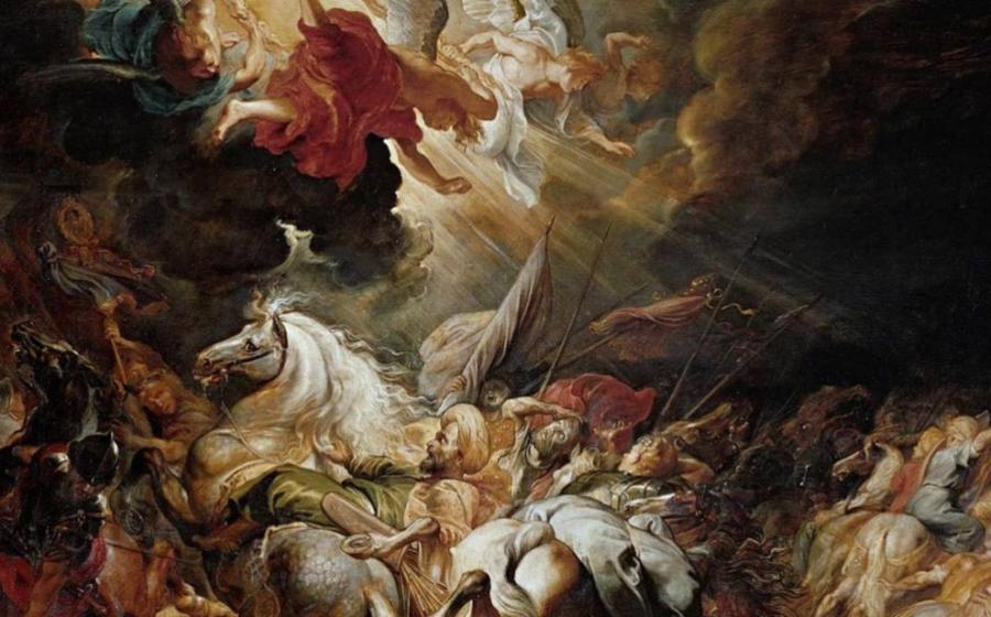 The Defeat of Sennacherib as depicted by Peter Paul Rubens