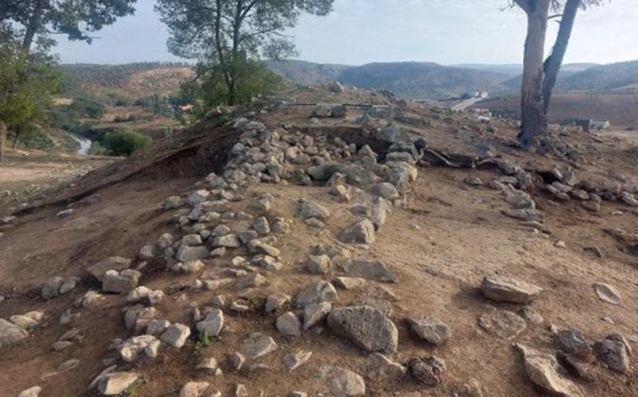 The defensive wall discovered at Oued Beht in Morocco