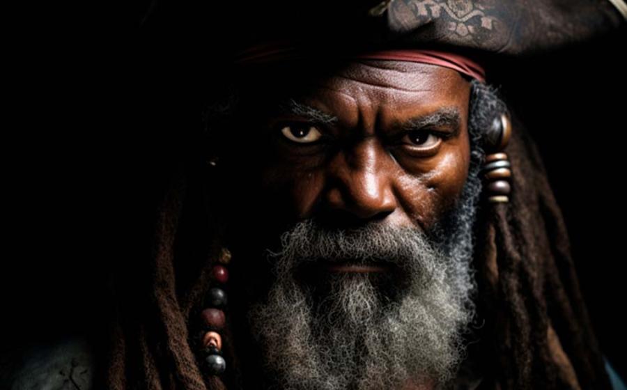 AI illustration of a black pirate of the Caribbean. Source: frimufilms/Adobe Stock