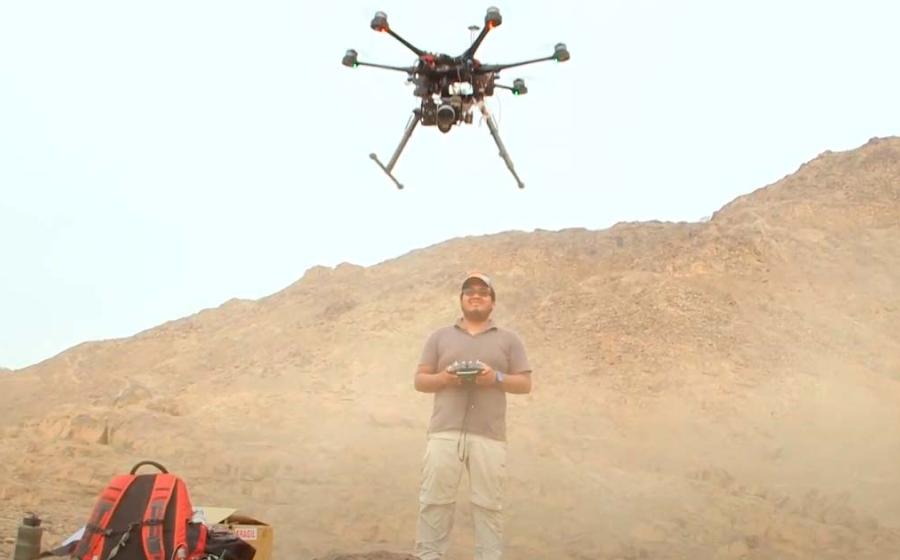 Archaeologists use drones to map Peru’s ancient sites. Source: YouTube Screenshot / The New York Times.