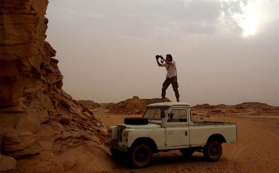 Polish archaeologists in Egypt looking for ancient evidence relating to the importance and role played by Egyptian deserts in early Egyptian civilization.       Source: E. Kuciewicz / Science in Poland