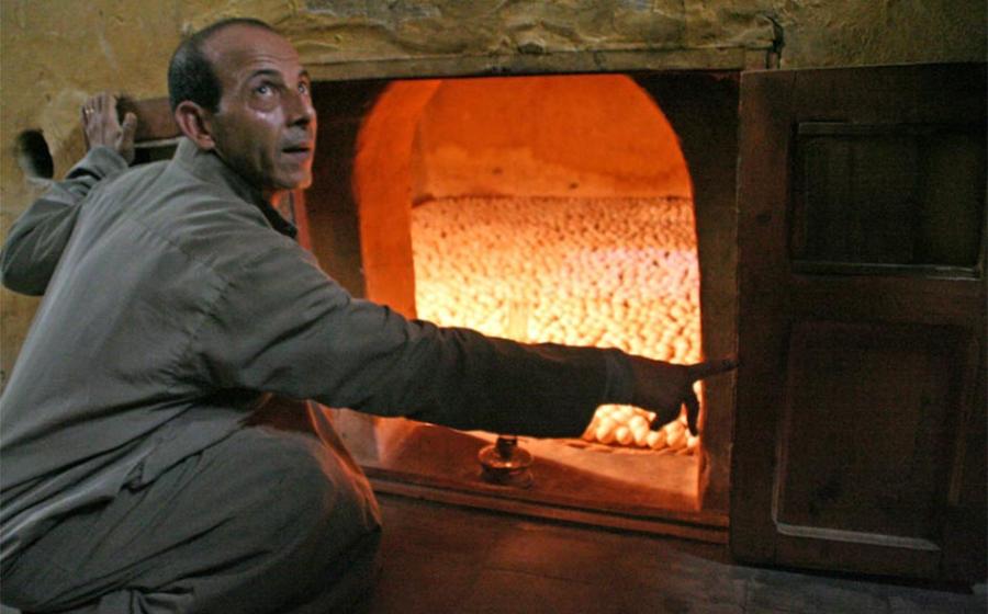 The Egyptian egg ovens are still in use by farmers still over 2,000 years later. Source: Lenny Hoferwerf / Courtesy of Food And Agriculture Organization of the United Nations (2006) / Reproduced with permission