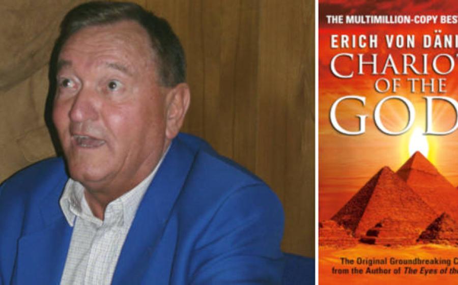 Erich von Daniken, and his first book, Chariots of the Gods.