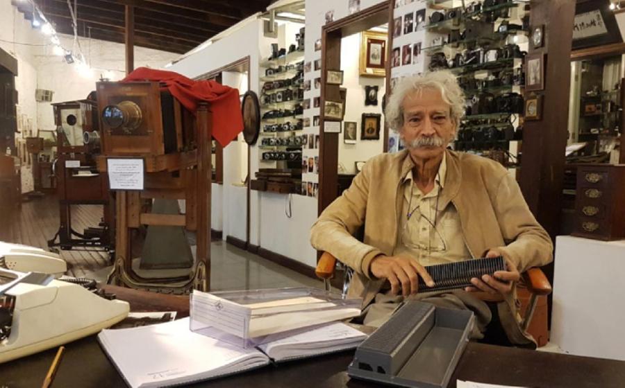 Chevalier Tristan Bréville, owner and curator of the Photography Museum of Mauritius Source: Courtesy Micki Pistorius