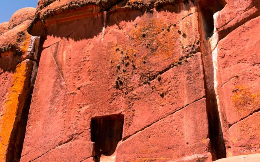 The door of Hayu Marca located in Puno Peru. Source: DavidAlexander / Adobe Stock