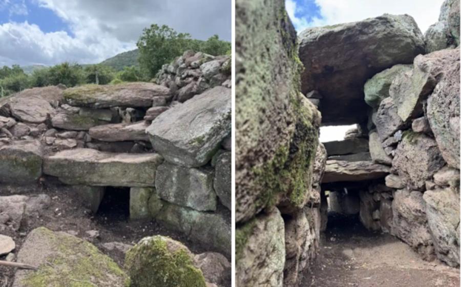 The newly discovered Tomb of the Giants at Carrarzu Iddia, Sardinia.