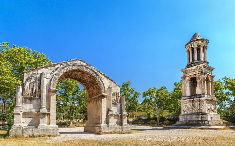 Glanum, An Ancient Roman Town in France Renowned for Its Healing Spring
