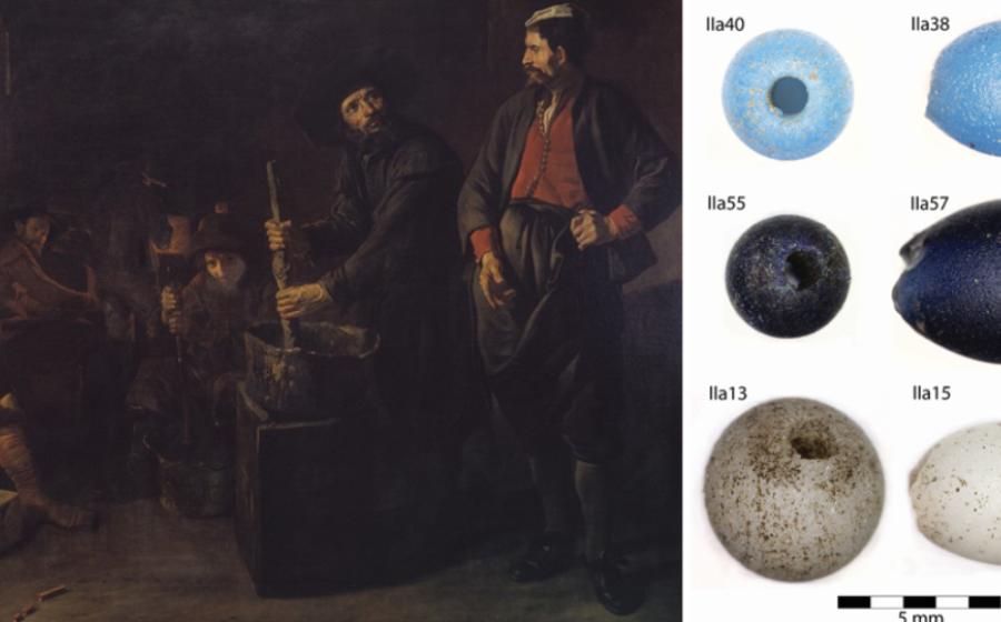 Representative examples of the beads analyzed