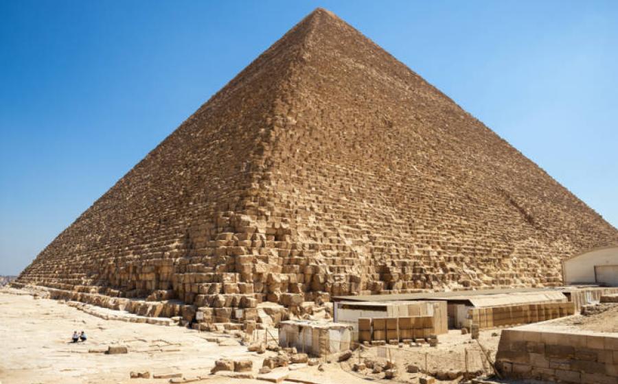 The great Pyramid, or Khufu Pyramid at Giza.
