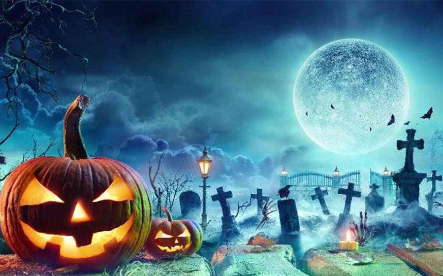 Halloween Spirits Will Be Illuminated By A Rare Hunter’s Blue Moon