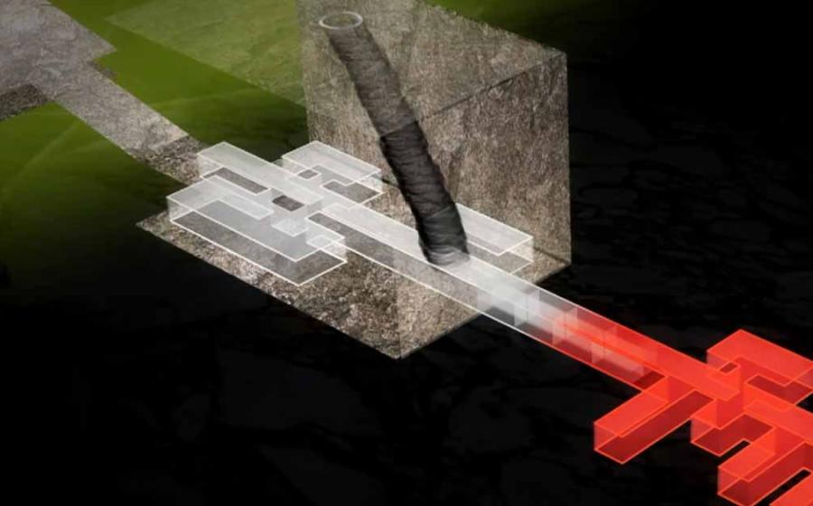 Security features in ancient tomb. Source: YouTube Screenshot / Smithsonian Channel.