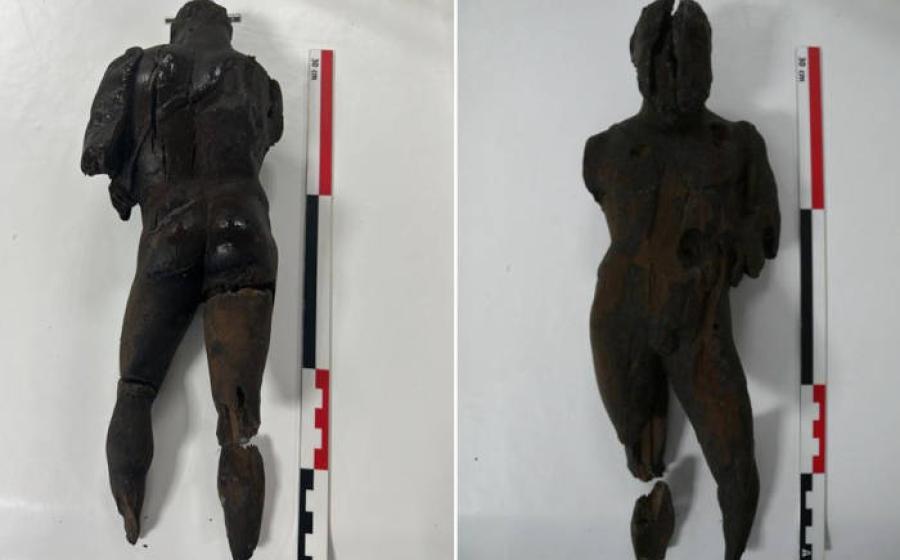 Greco Roman Hercules statues found on Ibiza.