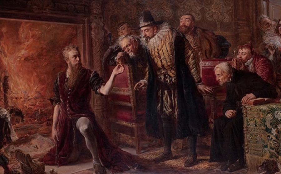 "Alchemist Sędziwój" by Jan Matejko: alchemist, and pioneer chemis.