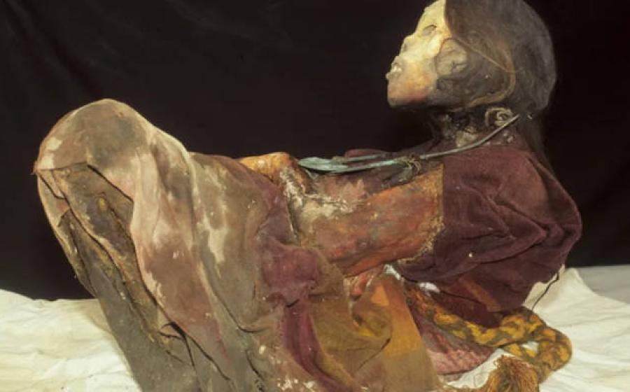 Mummified Inca child