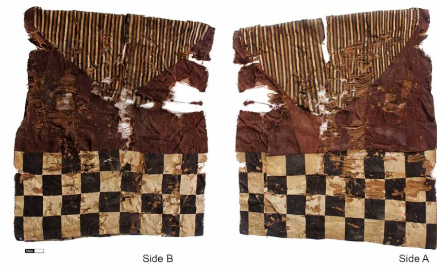 Image depicting the Inka tunic or Unku found in northern Chile from the wearer’s point of view. Source: Correa-Lau, J., et. al. / CC BY 4.0
