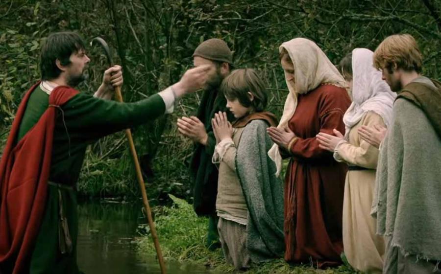 St Patrick converting pagans. Source: YouTube Screenshot / Smithsonian Channel.