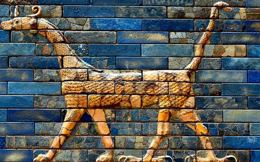 The Sirrush Dragons guarded the Gate of Ishtar.	Source: Osama Shukir Muhammed Amin FRCP (Glasg)/CC BY-SA 4.0