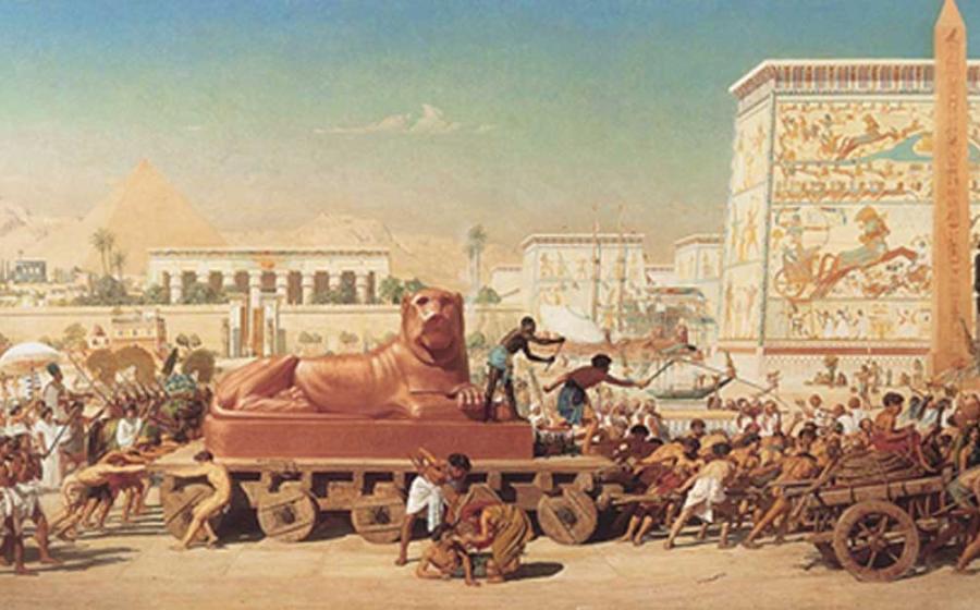  "Israel in Egypt" by Edward Poynter, 1867 
