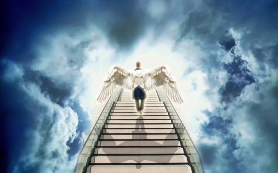 Jacob's ladder, a stairway to heaven