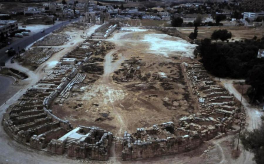 The ancient hippodrome at Jerash