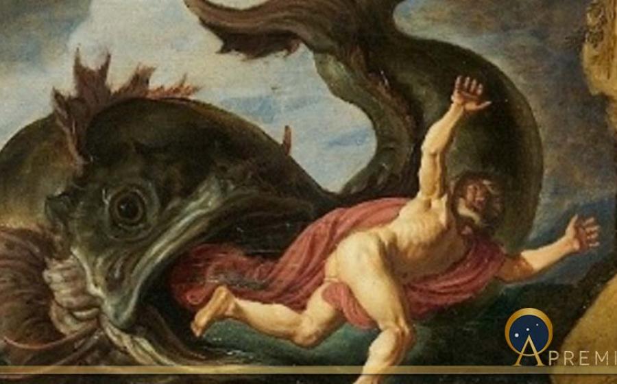 Jonah and the Whale  by Pieter Lastman, (1621) (Public Domain)