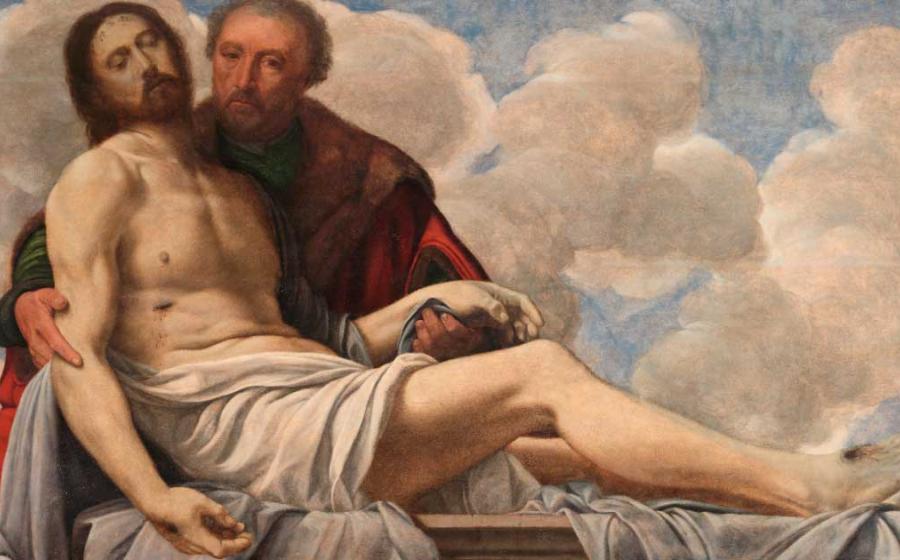 Giovanni Girolamo Savoldo – Christ with Joseph of Arimathea Source: Public Domain