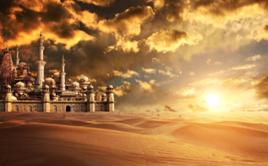 A lost desert city. Credit: frenta / Adobe Stock