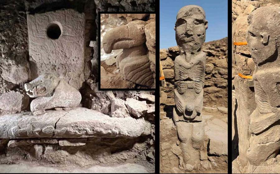 Selection of the recent discoveries made at Karahan Tepe and Göbekli Tepe in Turkey. Source: Author provided