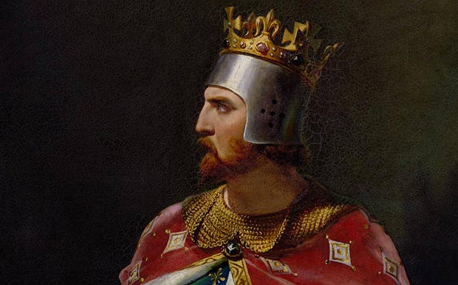 King Richard I portrait detail