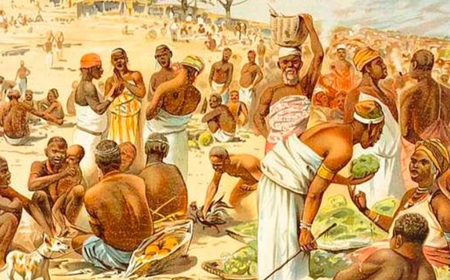 Kingdom of Loango, a productive trade center. Source: Public Domain