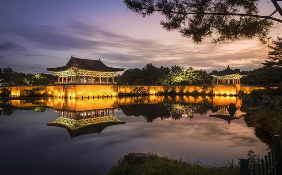 The Wolji (formerly Anapji) artificial pond located in Gyeongju National Park, South Korea, was constructed by the Silla Kingdom in 674 AD. The pond is not far from where the recent Korean kingdom finds were discovered.      Source: Pixabay