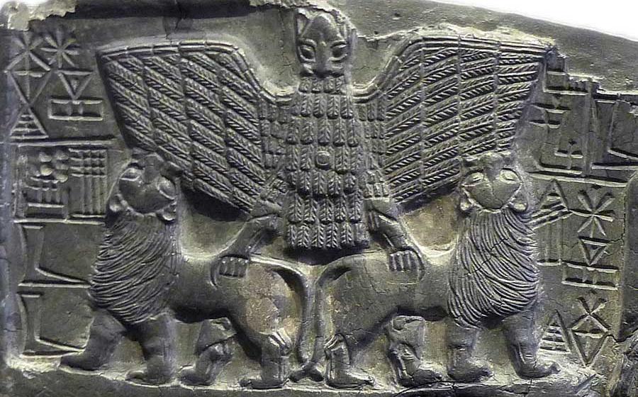 ‘Eagle of Lagash’ symbol found on votive bas relief of Dudu in the Louvre Museum. 	Source: Louvre Museum / CC BY-SA 2.0
