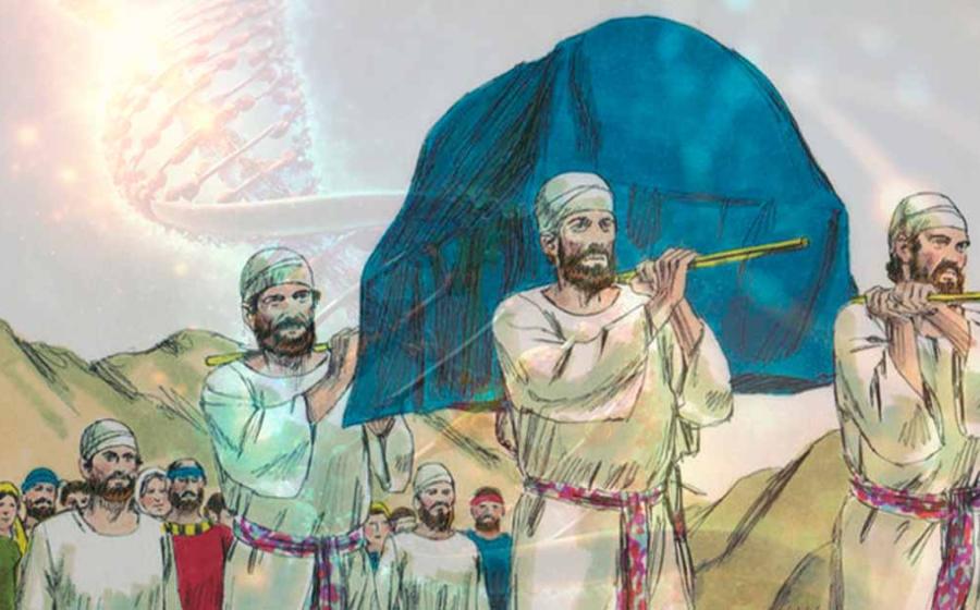 Ancient DNA analysis is unlocking secrets about the genetic legacy of the Levites of ancient Israel. Source: Distant Shores Media/Sweet Publishing/ CC BY-SA 3.0 overlayed and cropped onto ankreative / Adobe Stock