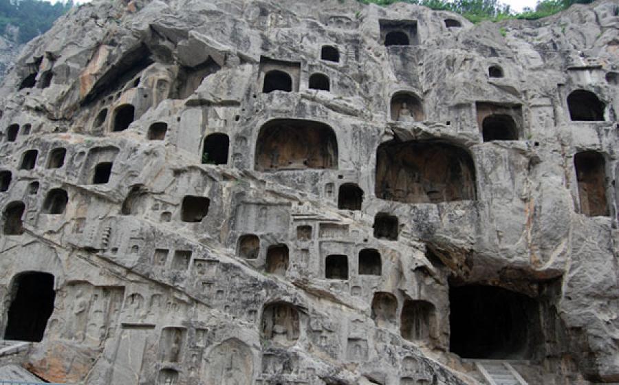 Longmen Grottoes in China