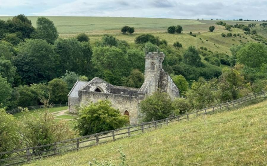 Ruins of St. Martin's Church, Wharram Percy.