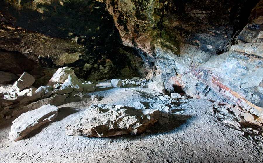 : Interior of Lovelock Cave located next to the former lakebed of Lake Lahontan in Nevada. Source: BLM Nevada / CC BY-SA 2.0