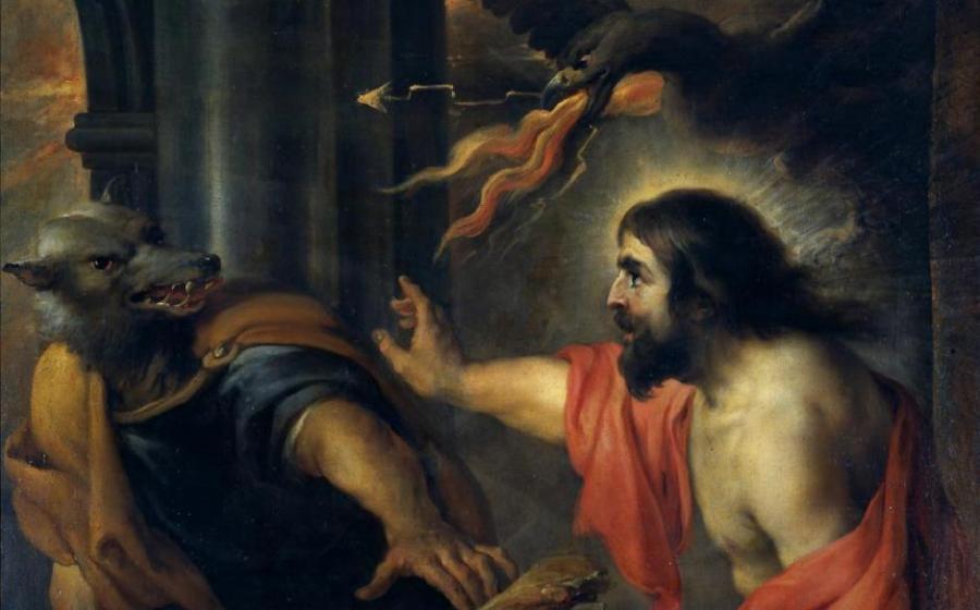 Detail of ‘Jupiter and Lycaon’ by Jan Cossiers. Source: Public Domain