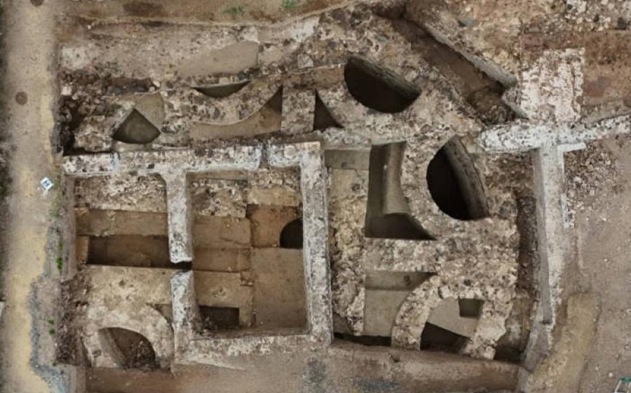 The archaeological site at Saint-Romain-en-Gal has revealed an exceptional Roman mausoleum 