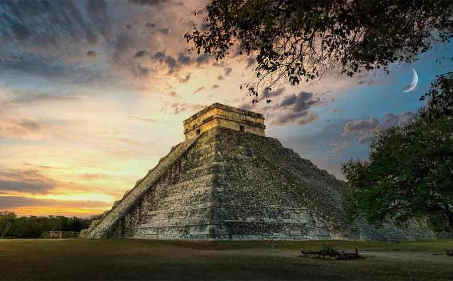 Illustration of an ancient Mayan village. Source: jdross75/Adobe Stock