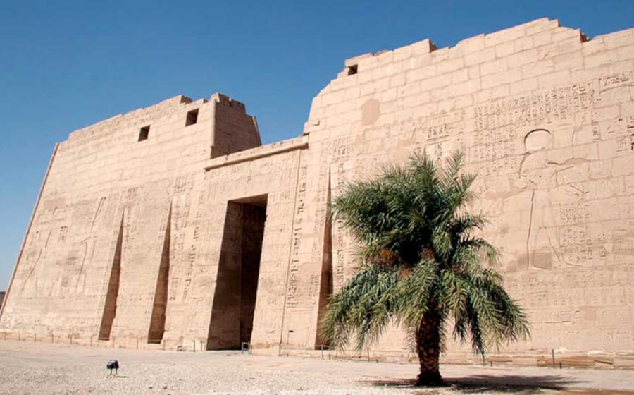Mortuary Temple of Ramesses III. Source: Asta/Public Domain