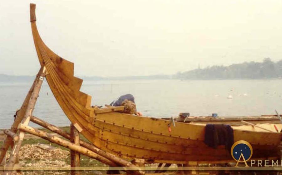 The reconstruction of Skuldelev 5 (1991) (CC BY-SA 3.0)