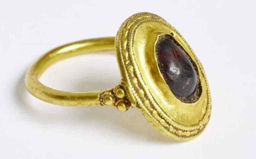 The ring found inn Jutland, Denmark whispers of unknown royalty from the Source: The National Museum Denmark