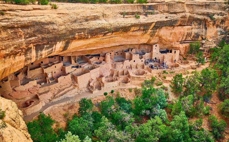 Mesa Verde Cliffside Dwellings. Source:  Patrick Jennings / Adobe Stock.