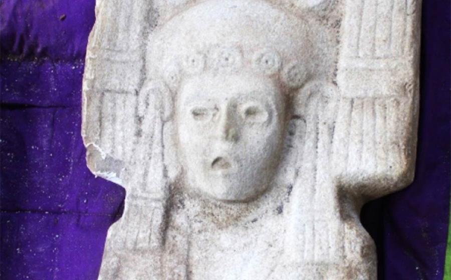 Mexican Farmers Unearth Ancient Statue of Elite Mesoamerican Woman