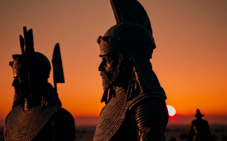 The Mesopotamian military represented here used weapons of war to achieve great success. Source: WILD HARE/Adobe Stock