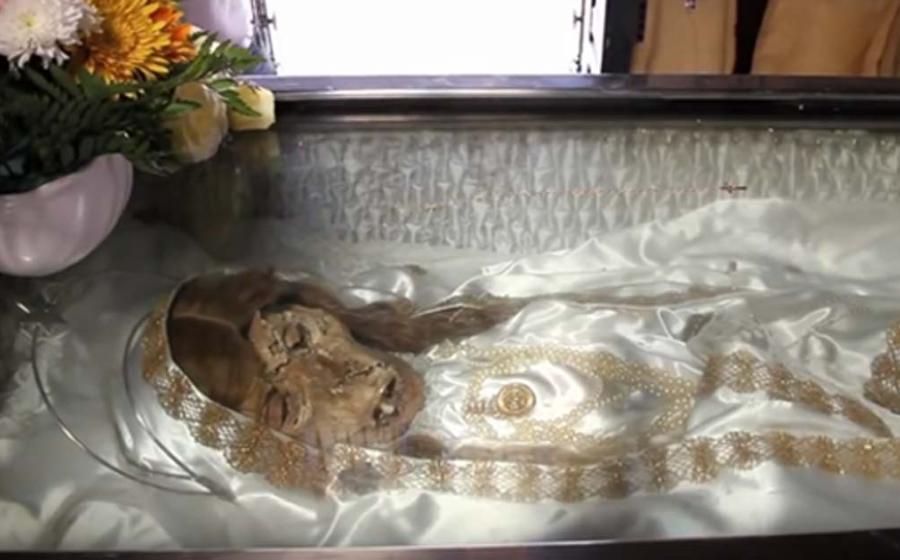 The body of Maria Adelaide.