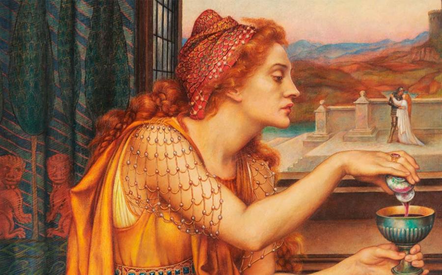 Detail of ‘The Love Potion’ (1903) by Evelyn de Morgan. Unlike the creation of this woman, Locusta of Gaul’s potions were made in hatred. Source: Public Domain