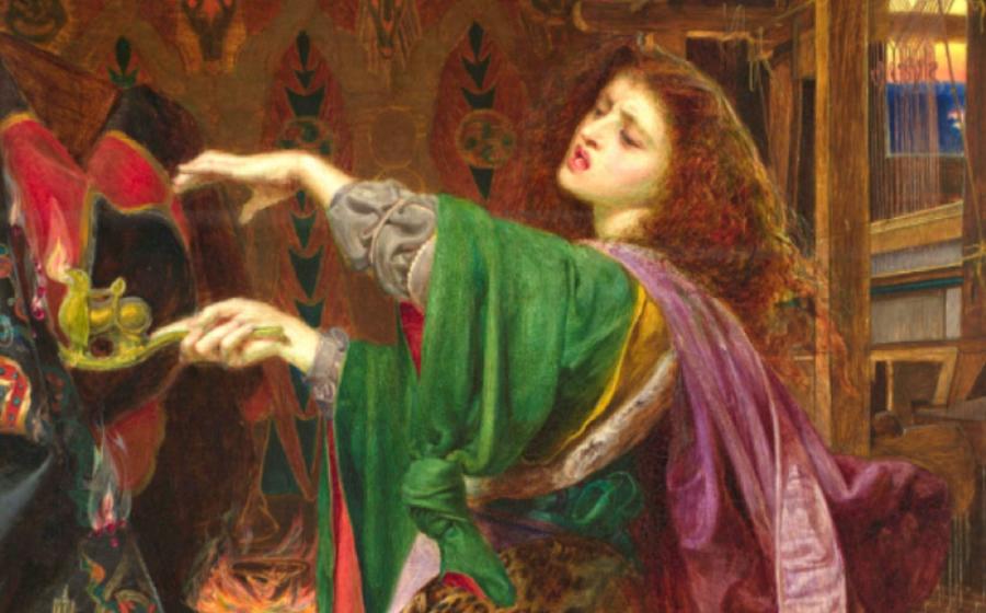 Morgan Le Fay by Frederick Sandys