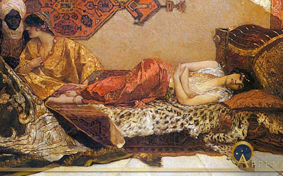 Odalisque by Jean-Joseph Benjamin-Constant (1882) (Public Domain)
